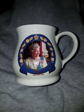 Prinknash abbey pottery Golden Jubilee 2002 Mug Tanker designed by David Griffin