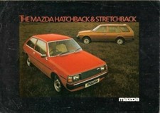 Mazda 323 Hatchback Estate 1980-81 UK Market Foldout Sales Brochure 1300 1400 SP