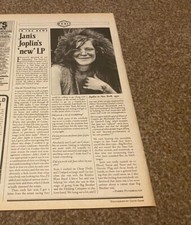 PTRBK15 ARTICLE & PICTURE. JANIS JOPLIN NEW LP