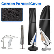 Heavy Duty Cantilever Straight Parasol Cover Waterproof Outdoor Garden Umbrella