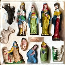 Vintage Ceramic Nativity Set -