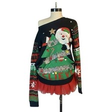 LARGE "Ugly" Christmas Sweater Holiday Party XMAS Winter Holiday