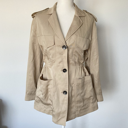 Zara women beige military - zara,