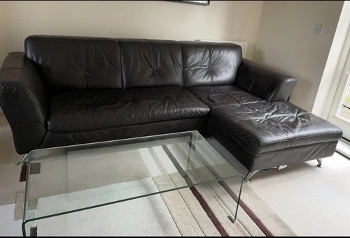 Habitat glass coffee table - coffee, –