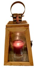 Rustic Wooden Lantern with