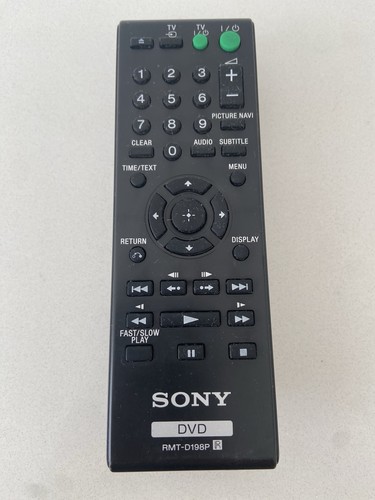 Genuine sony rmt d198p remote - genuine,