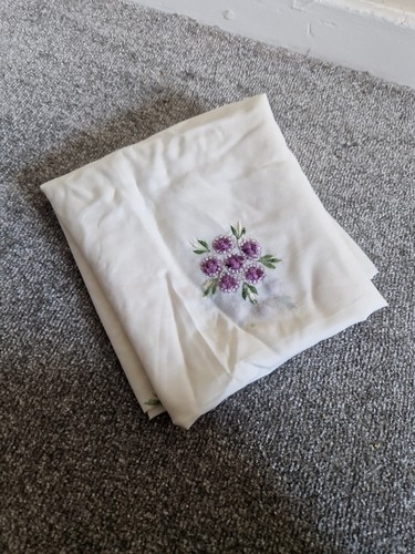 Sari light cream with purple - cream,