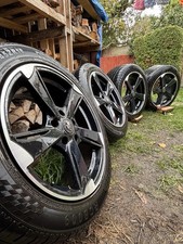 Wolfrace Eurosport 18” Alloy Wheels Black With Tyres 5x120