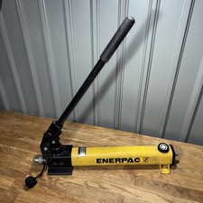 ENERPAC P391 HYDRAULIC HAND PUMP SINGLE SPEED 700 BAR/10,000 PSI - Good Cond