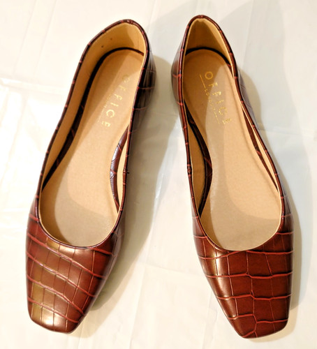 Office burgundy faux leather - office,