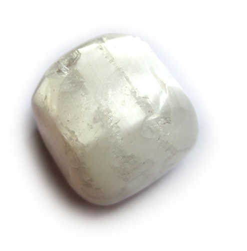 Tumbled stone selenite - stone,