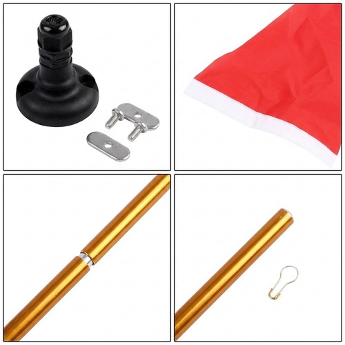 Canoe flag pole - canoe,