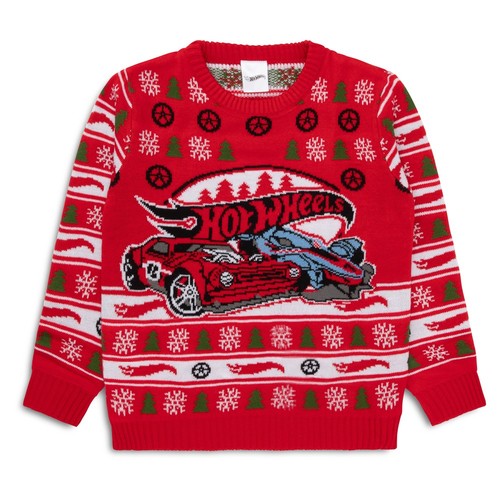 Hot wheels christmas jumper - hot,