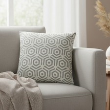 Next Grey Hoxton Geo Cushion