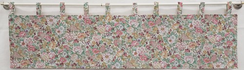 Rose garden tab top valances - top,