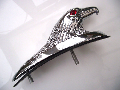 Large eagle hawk chrome - large,