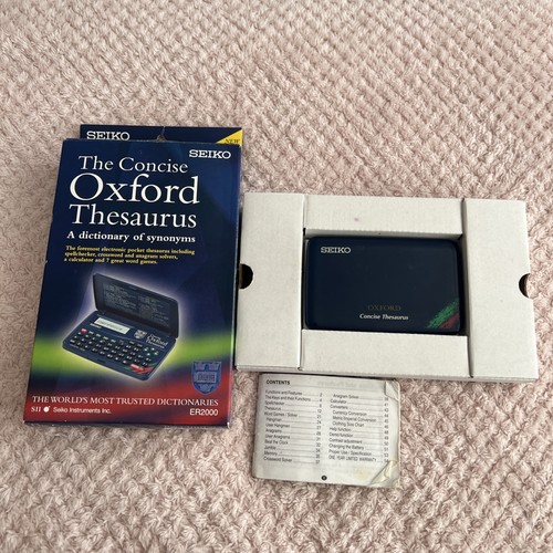 Seiko 2000 concise - er-2000, oxford