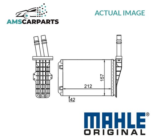 Heater radiator exchanger - heater,