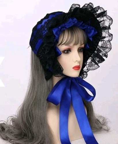 Victorian style bonnet hat - victorian,
