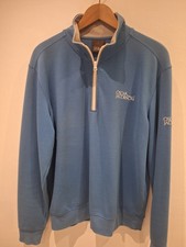 Large Oscar Jacobson Tour Golf 1/4 Zip Sweater