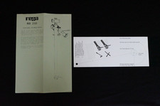 Rega RB250 Tonearm Instructions and Mounting Data