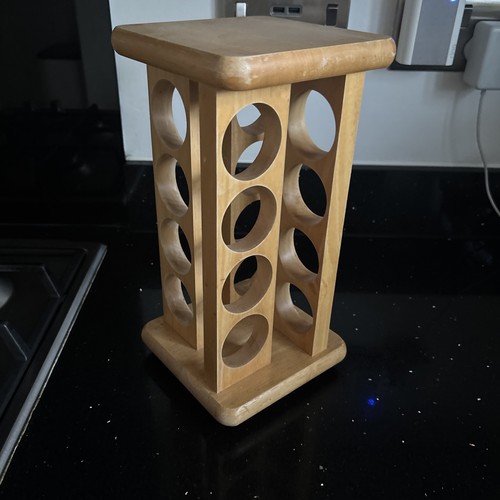 Vintage wood rotating spice - vintage,