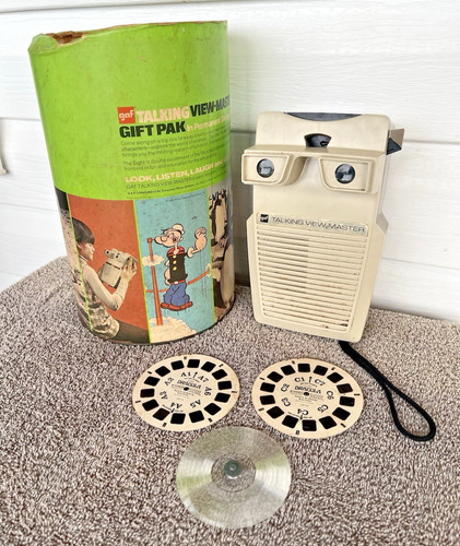 Vintage gaf talking viewmaster - gaf,