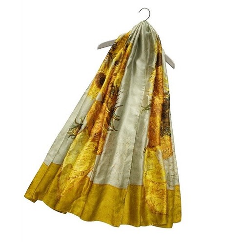 Van gogh sunflowers - sunflowers, scarf