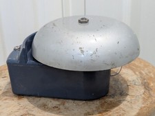 Vintage BT Phone Bell Alarm Retro Blue Grey School Industrial Prop 80D LER 83/1