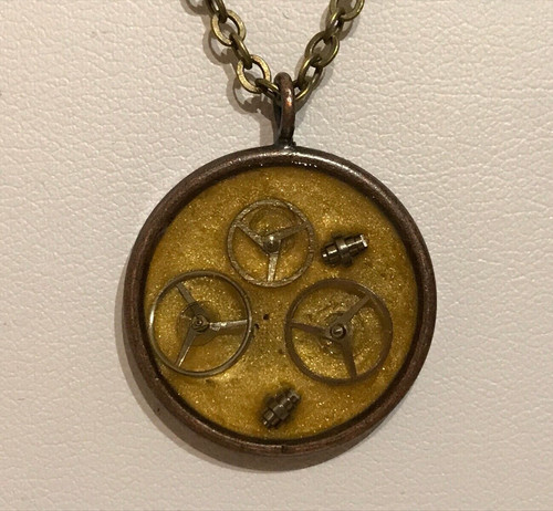 Brass plated chain - 17.75",
