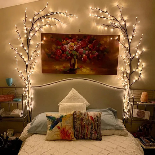 Lighted willow vine twig - lighted,