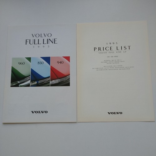 Volvo 1995 general catalog - volvo,
