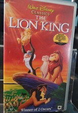 The Lion King Walt Disney VHS Tape
