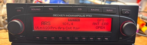 Becker indianapolis pro radio - becker,