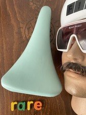 Vintage NOS  San Marco  Concor Super Corsa Comfort Bianchi Celeste Green Saddle