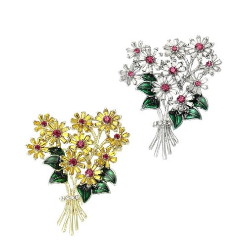 Rhinestones daisy bouquet - daisy,