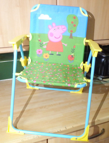 Peppa pig foldable deck chair - peppa,