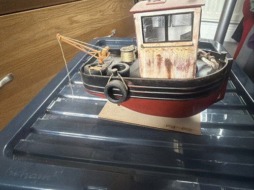 Micro tug working - working, light