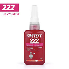 Threadlocker Loc-tite 222 50ml Low Strength Screwlock  Torque Bolt Stud Nut Fix