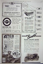 Original Old Vintage Print