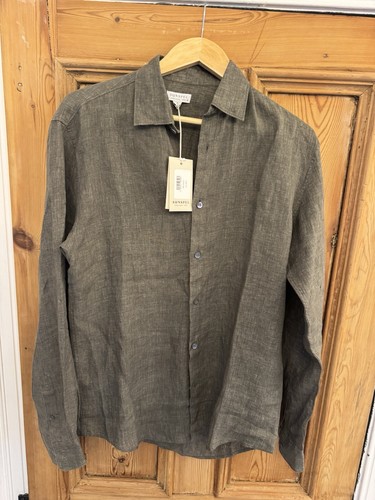 Sunspel men green linen - sunspel, men’s