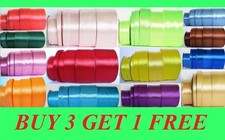 5mtrs <<SATIN RIBBONS>> 3mm, 6mm, 12mm, 25mm, 38mm, 50mm FREE DELIVERY