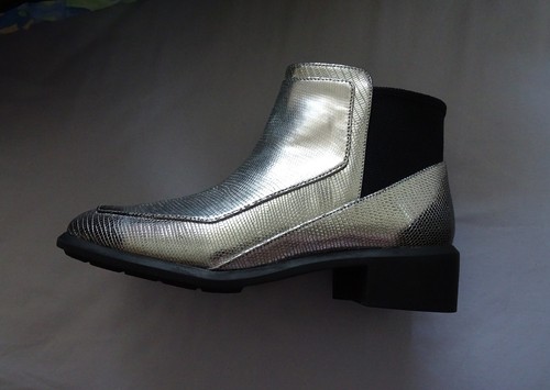 United nude silver - united, leather