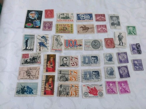 Usa american stamps mixed - usa,
