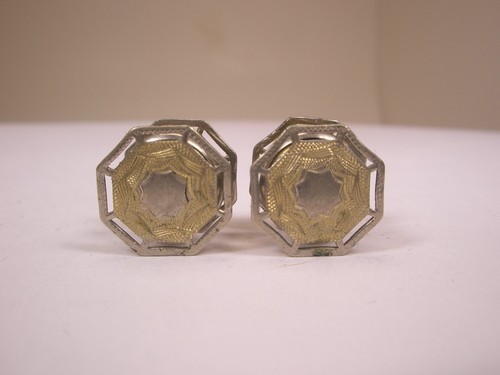 Octagon gold tone - octagon, style