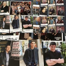12 Signed Eastenders Cast Cards Bundle And A Cast Photo Rare Set