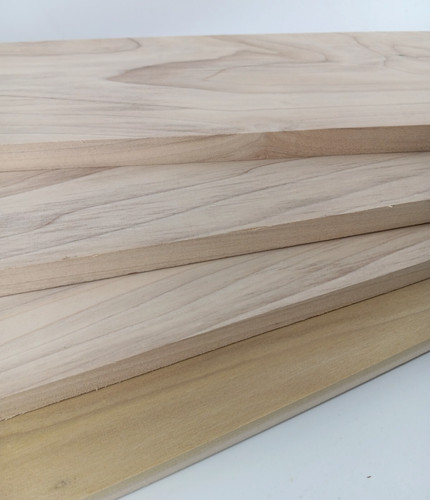 Poplar wood pack - wood, 4-pack