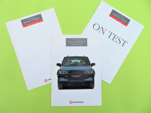 Vauxhall frontera brochure - vauxhall,