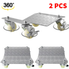 2 PCS Car Dolly Wheel Tire