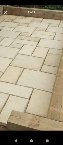 10sqm buff flagstone random - 10sqm,